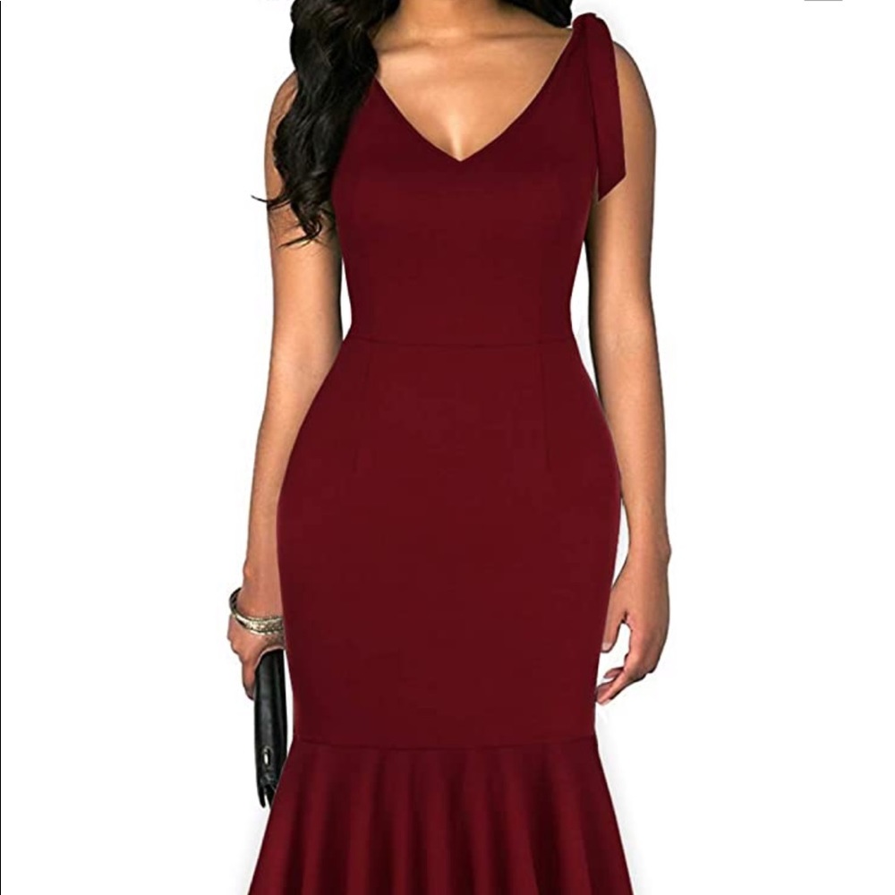 Red dress